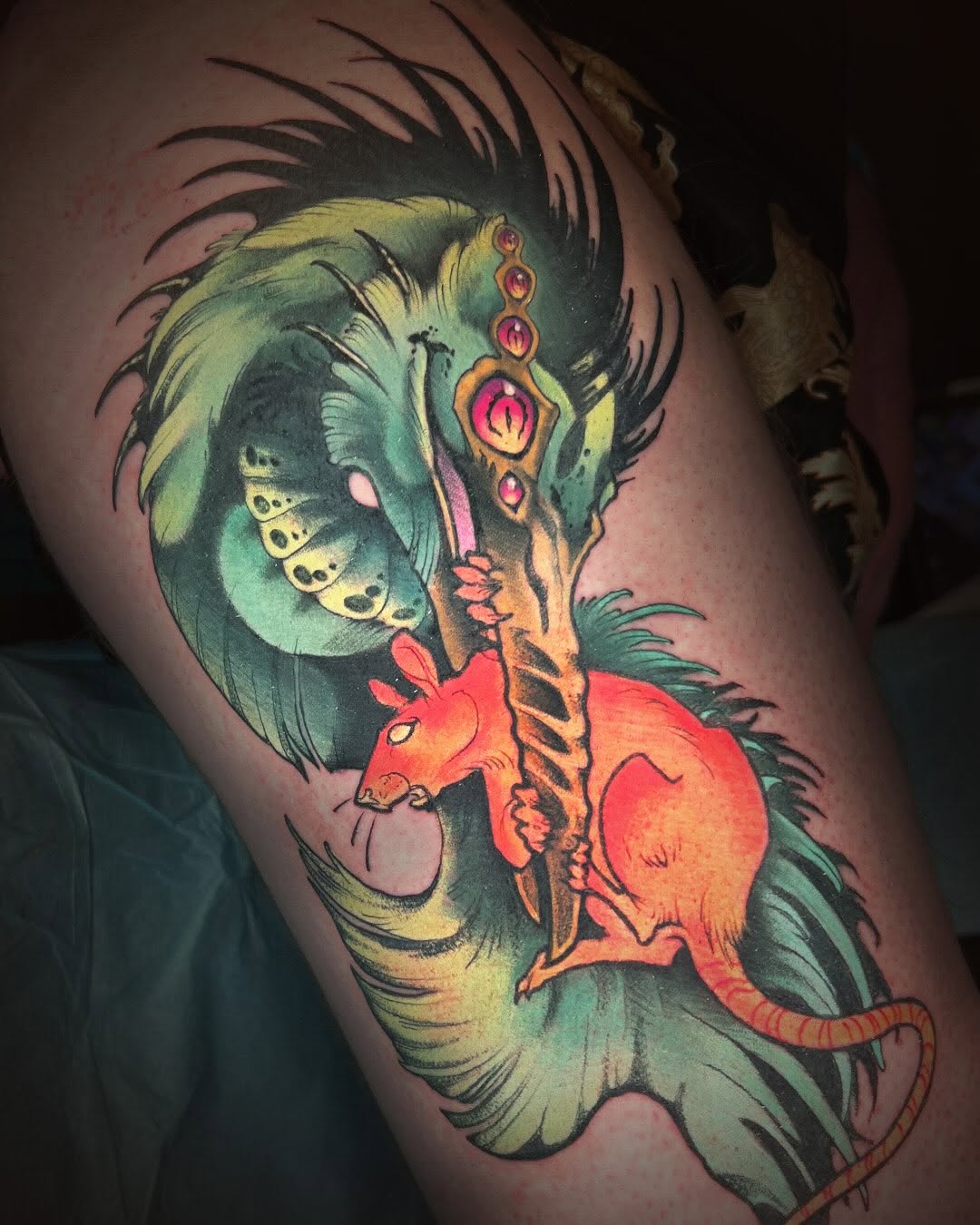 Tattoo by @hairofthehound — new_school