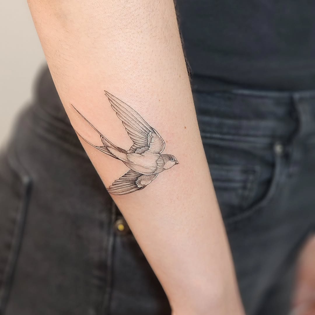 Tattoo by @dsilvatattoo — fine_line, black_and_grey