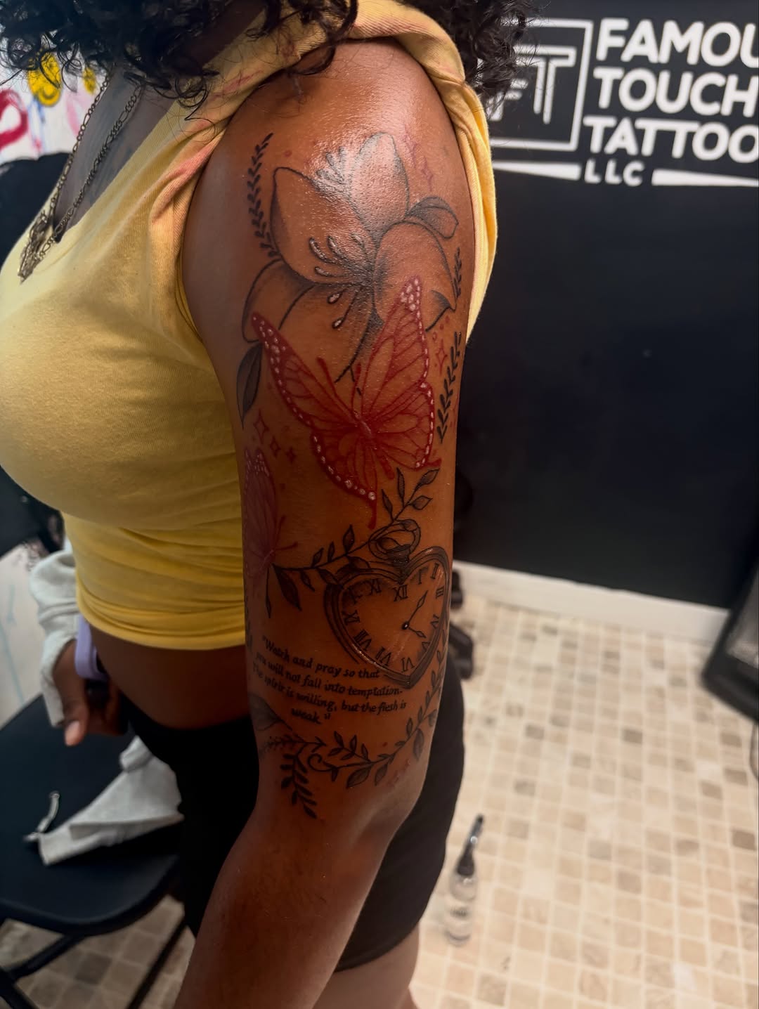Tattoo by @karmaz.tattoos โ lettering_script