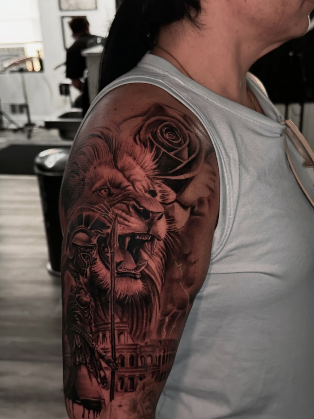 Tattoo by @mgstatts — realism, black_and_grey
