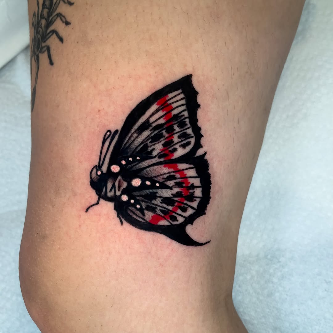 Tattoo by @hightowertattoo — illustrative, black_and_grey