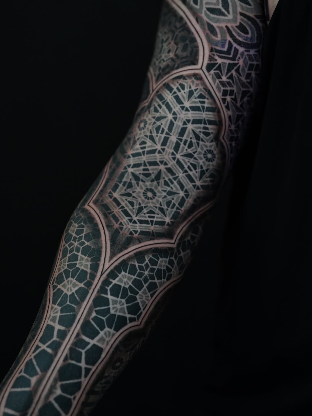 Tattoo by @oliver_kenton — geometric, blackwork