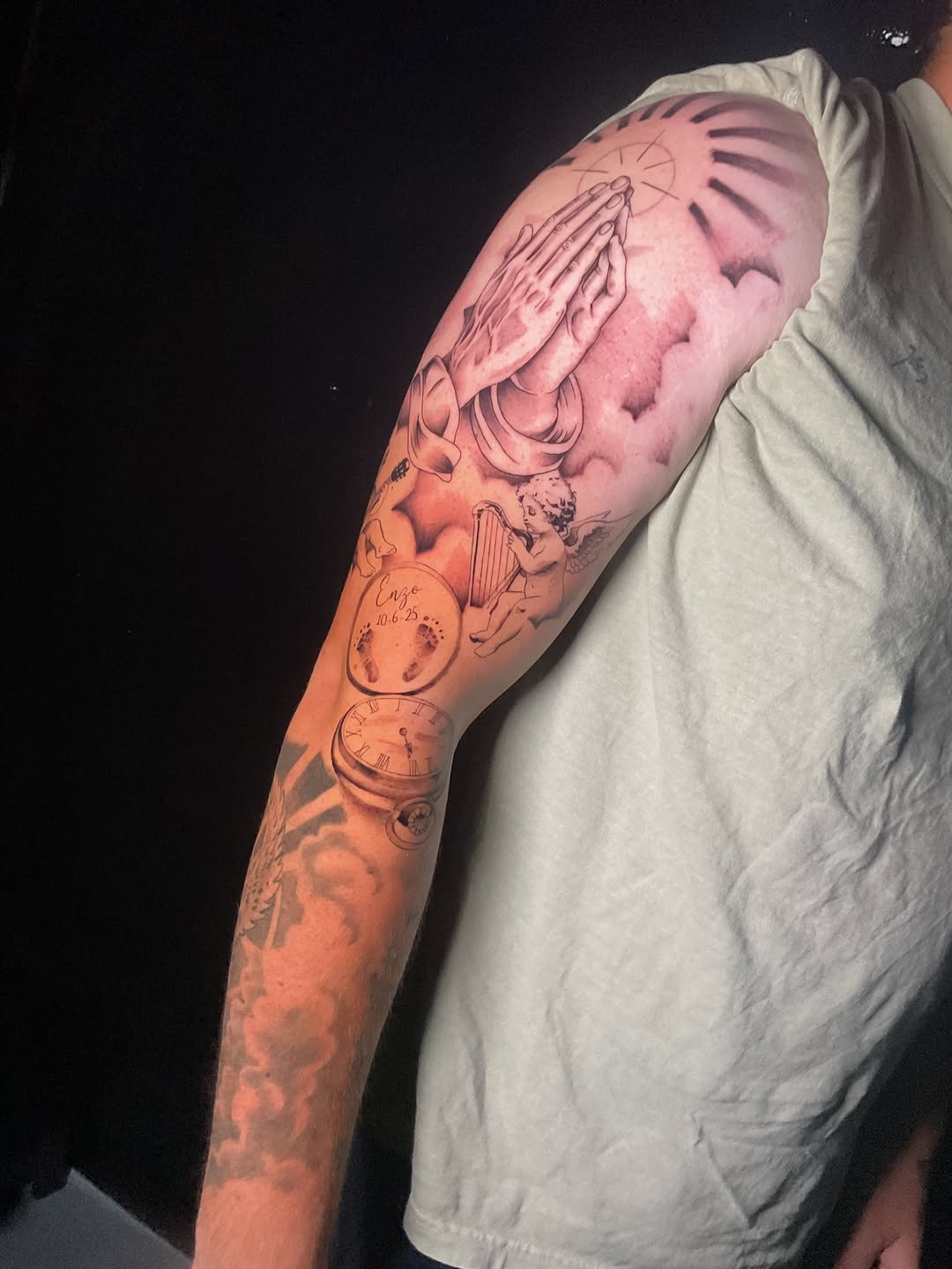 Tattoo by @indigoicarus999 — realism, black_and_grey