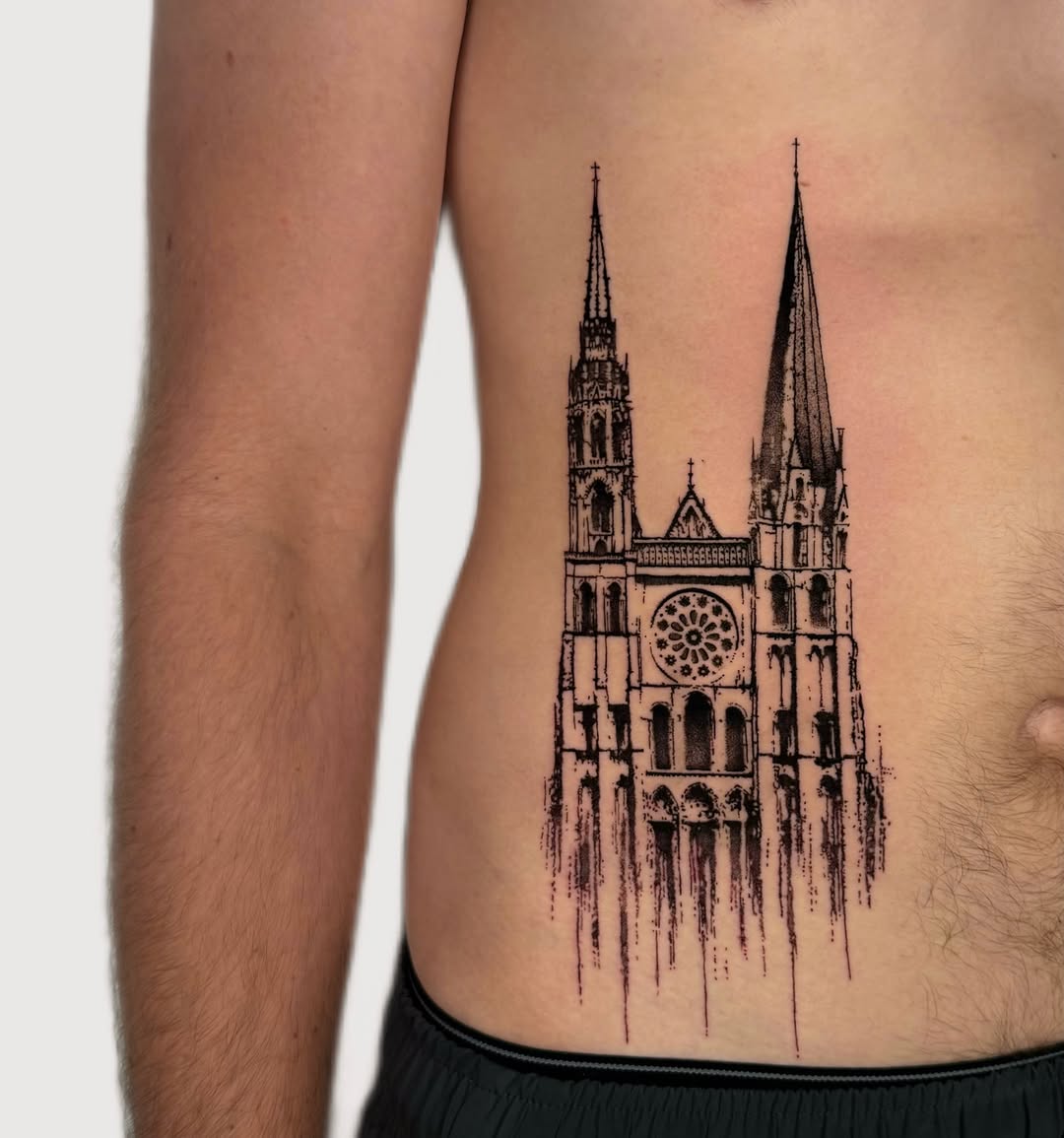 Tattoo by @nickyrose.tattoos โ illustrative, blackwork