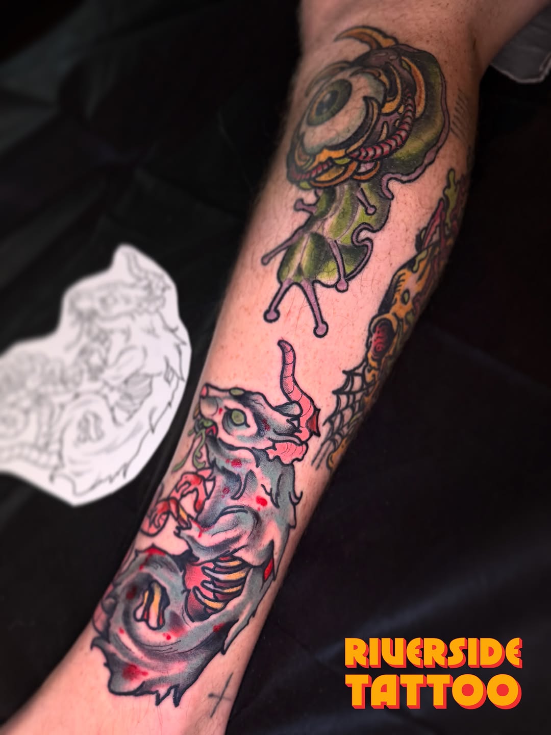 Tattoo by @shawzyriverside — new_school, dark_realism