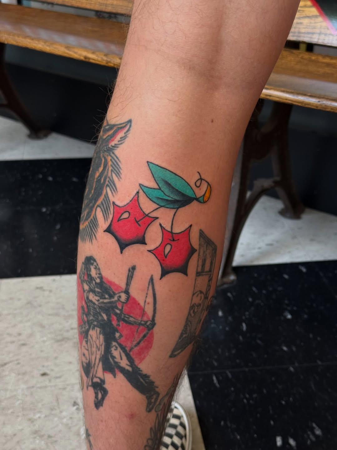 Tattoo by @calebgreen.tattoo — american_traditional, chicano