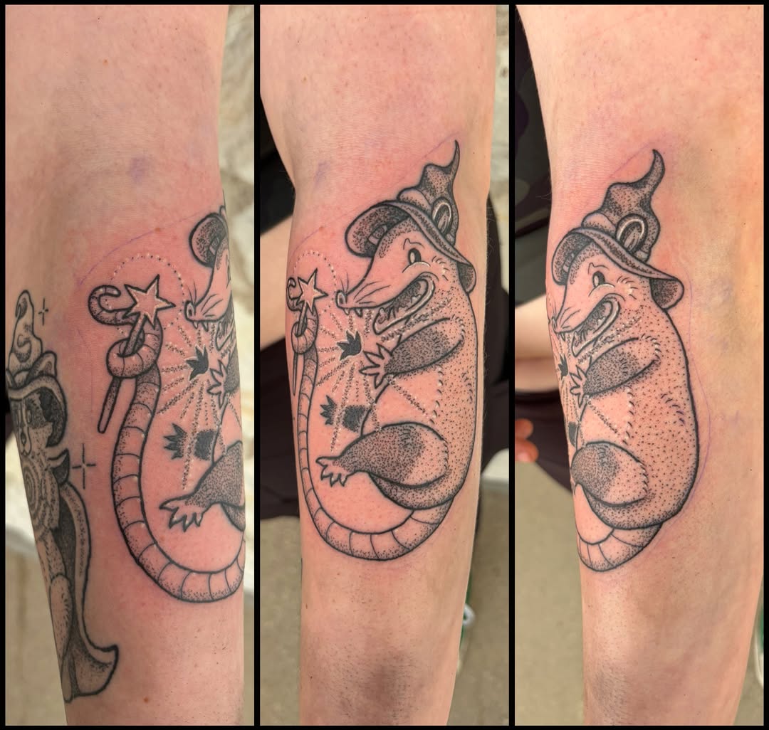 Tattoo by @katie.rosemarytattoos — new_school, dotwork