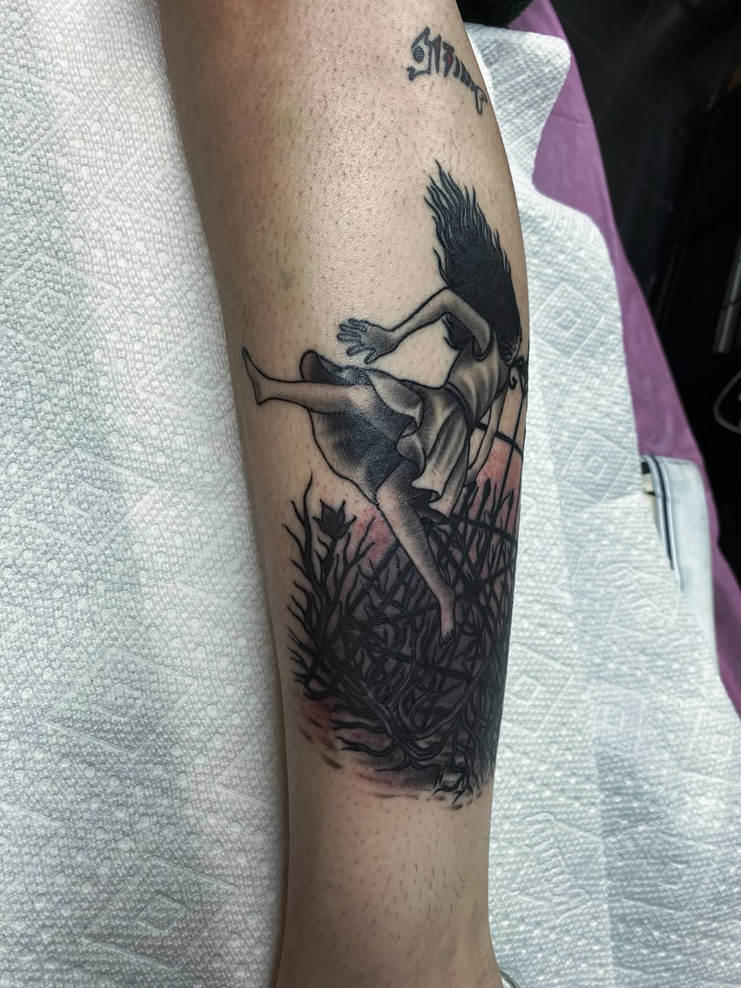 Tattoo by @nathanruffinojr — dark_realism, black_and_grey