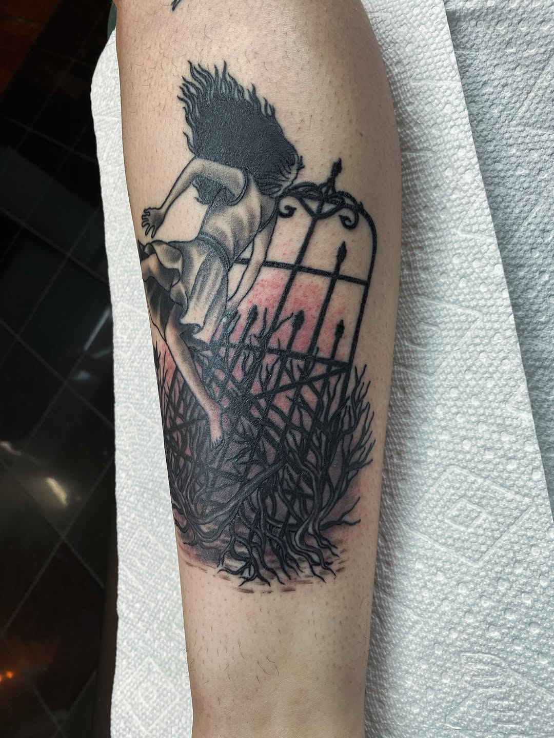 Tattoo by @nathanruffinojr — dark_realism, black_and_grey