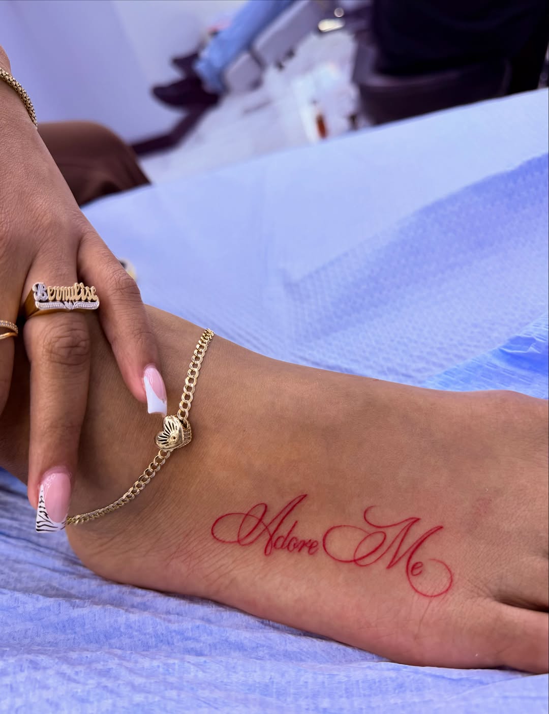 Tattoo by @gabsthegeminii — lettering_script, fine_line