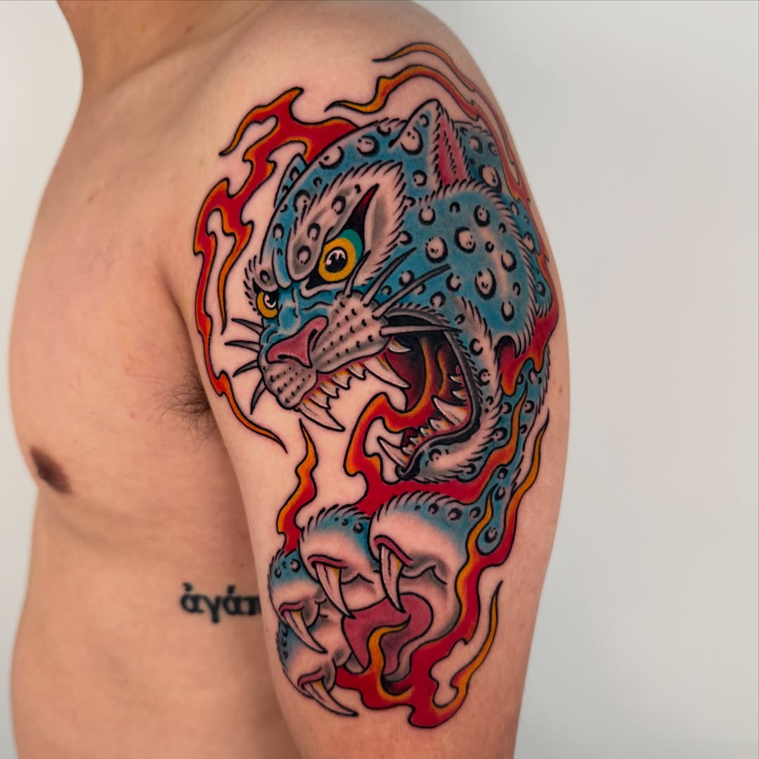 Tattoo by @zacchaffintattoos — american_traditional, neo_traditional