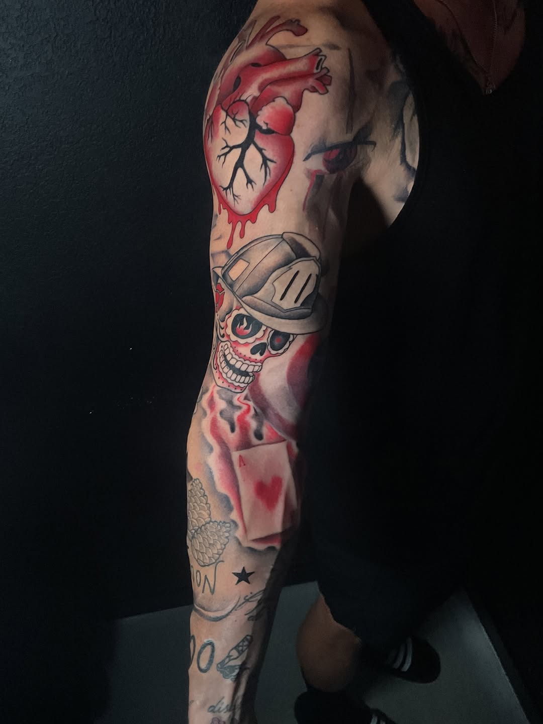 Tattoo by @indigoicarus999 — realism, trash_polka