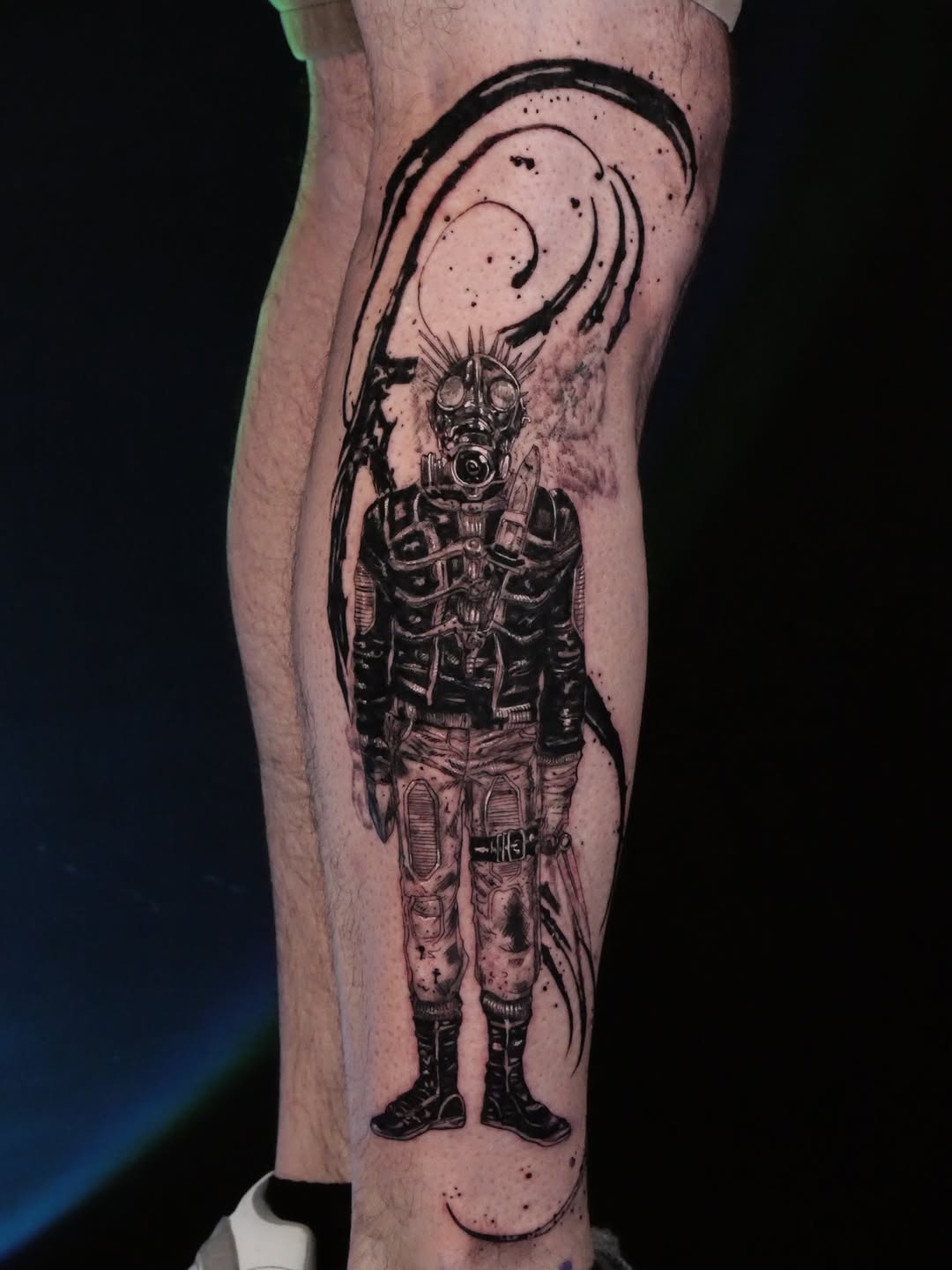Tattoo by @eclipsedscarletart โ blackwork, illustrative