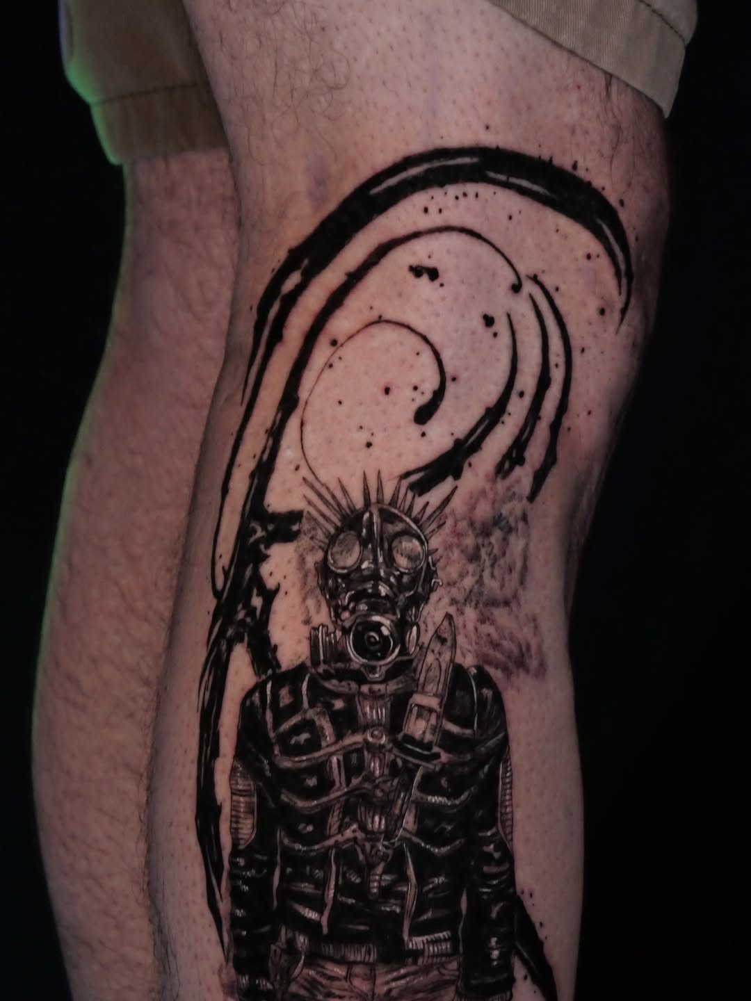 Tattoo by @eclipsedscarletart โ illustrative, blackwork