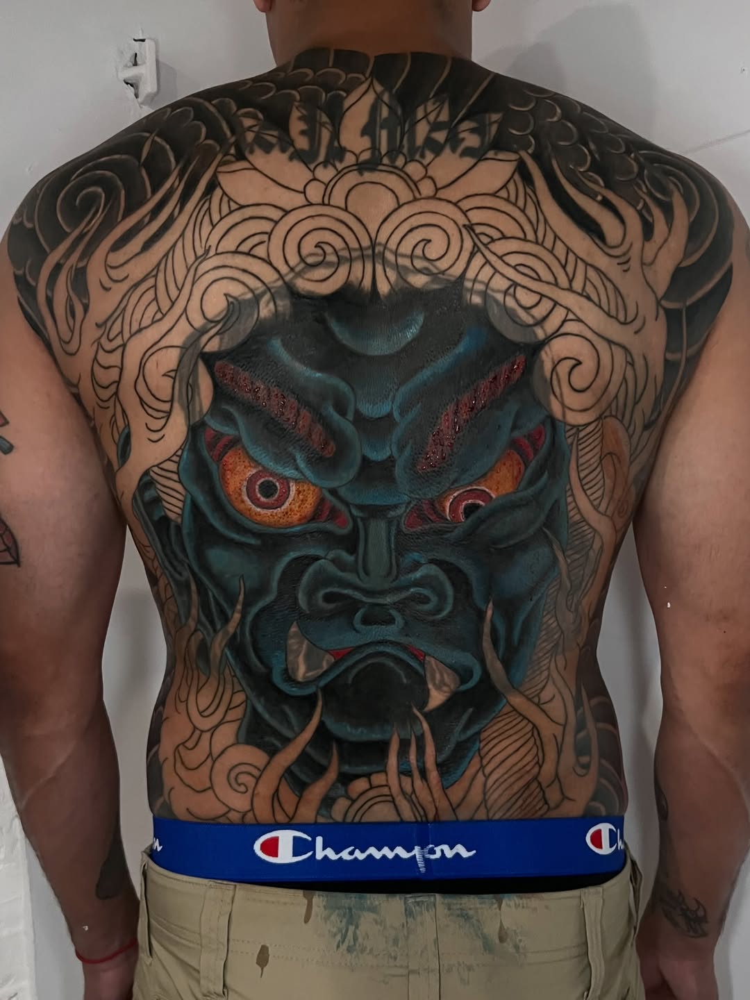 Tattoo by @yur.da.sells.blackwork — japanese_irezumi, illustrative