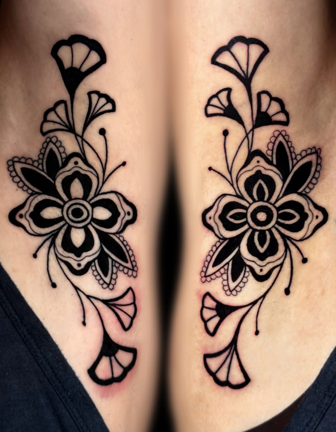 Tattoo by @mspiresinks โ illustrative, blackwork