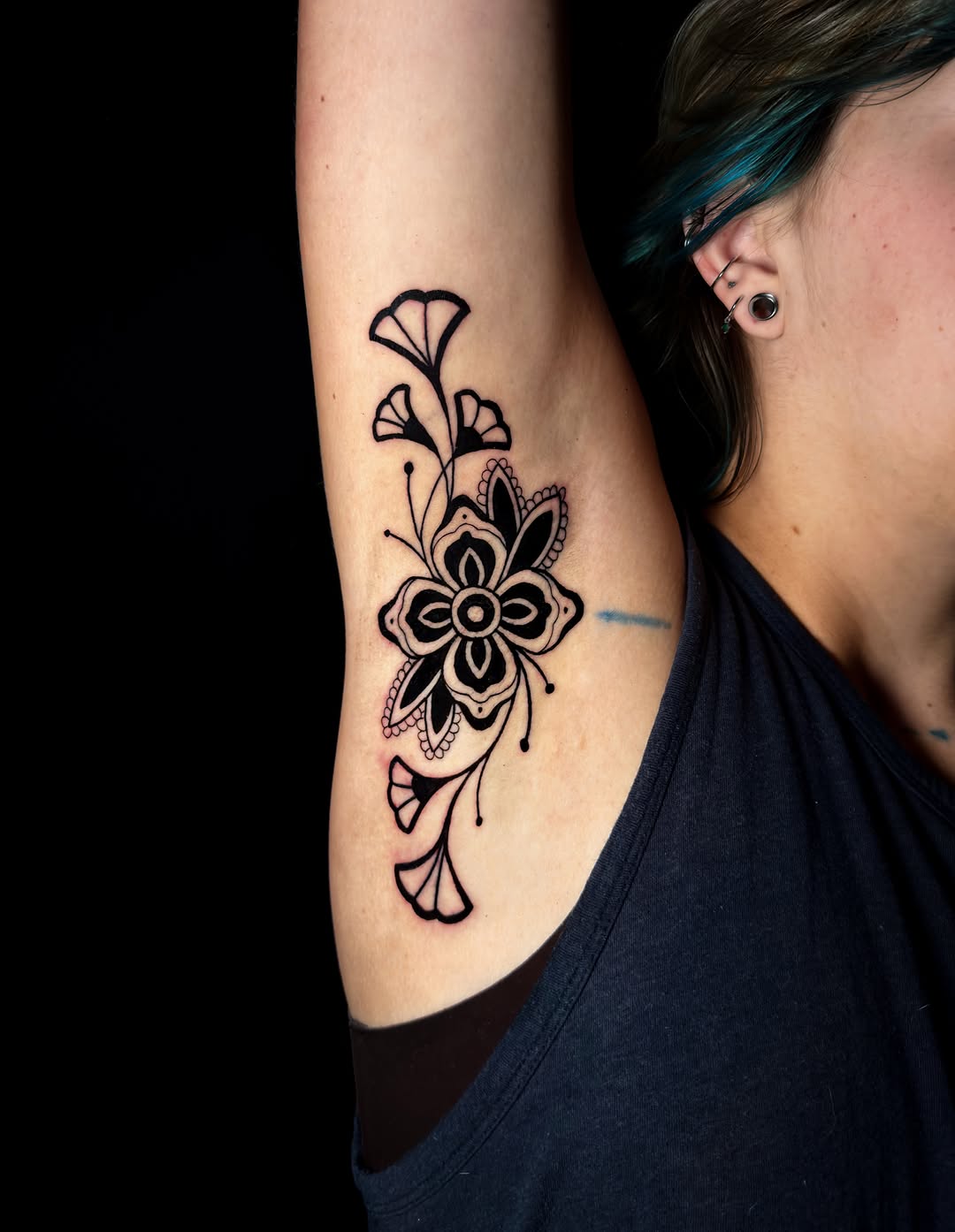 Tattoo by @mspiresinks โ illustrative, blackwork