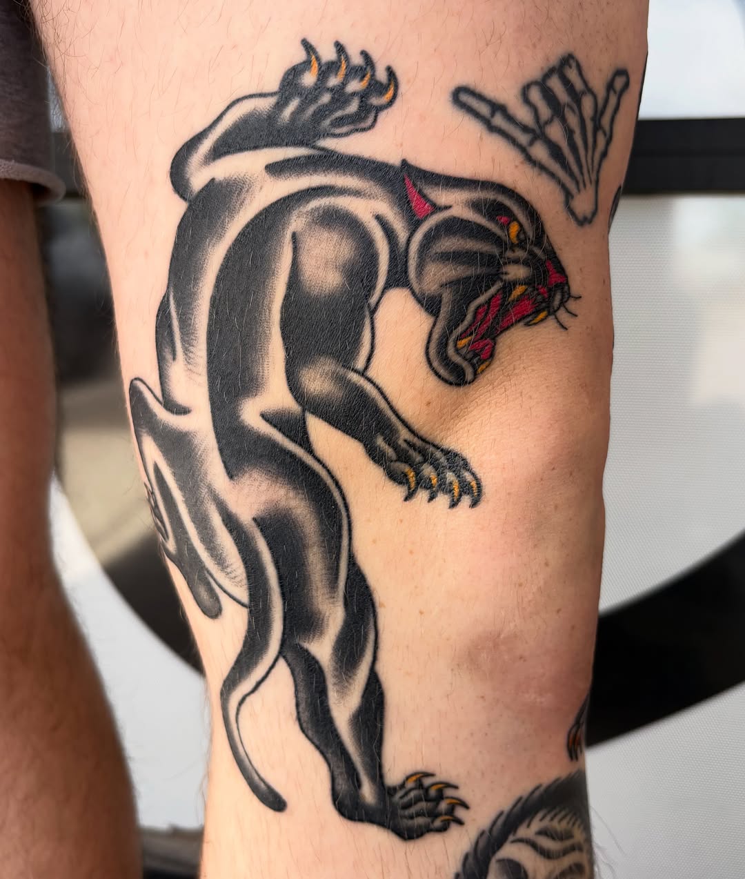 Tattoo by @tattoosbyallyy — american_traditional, black_and_grey