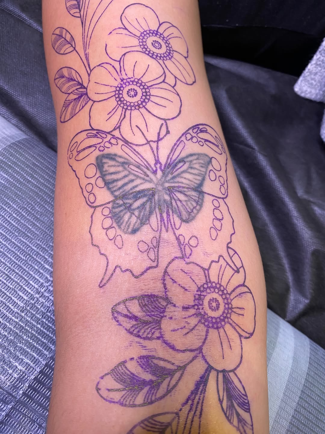 Tattoo by @n.dickinson — fine_line, black_and_grey