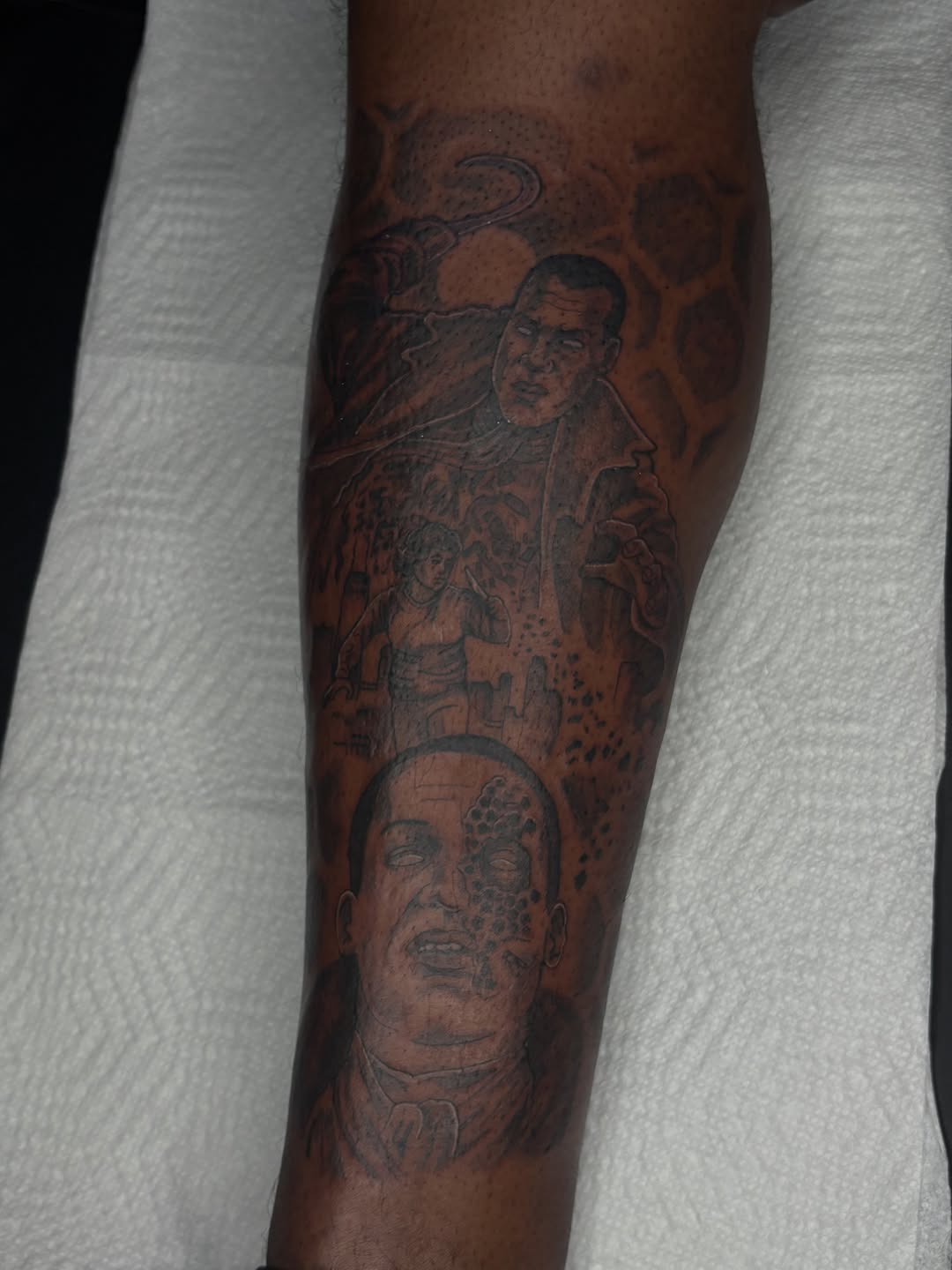 Tattoo by @tattman_flair — realism, dark_realism