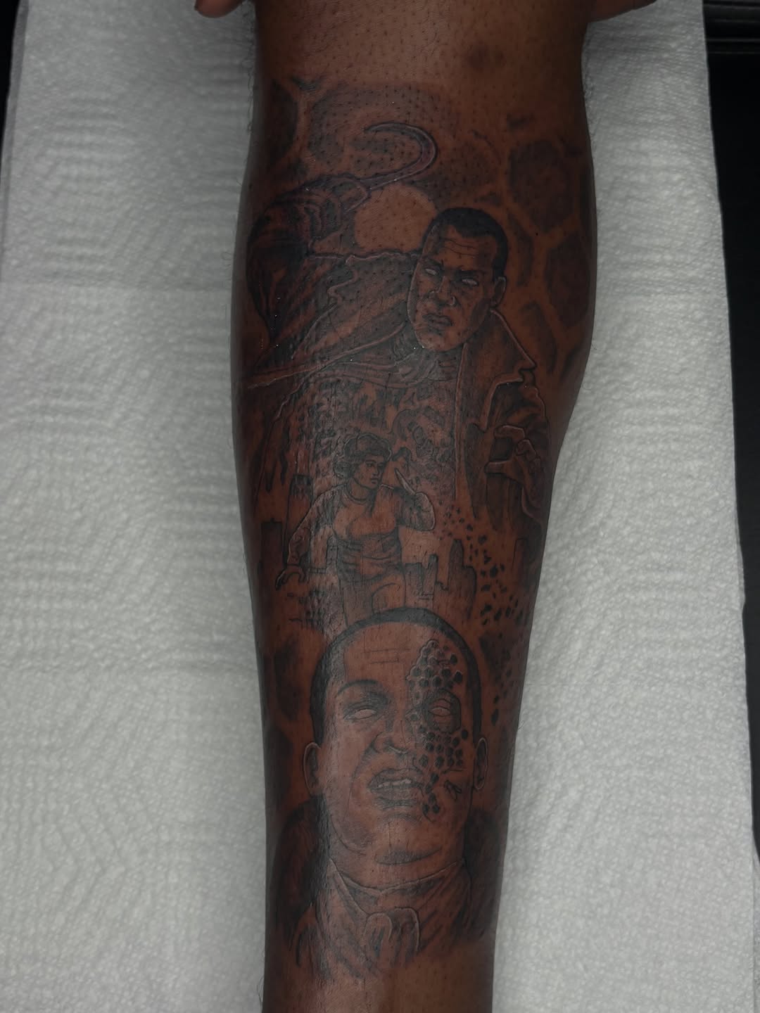 Tattoo by @tattman_flair — realism, dark_realism