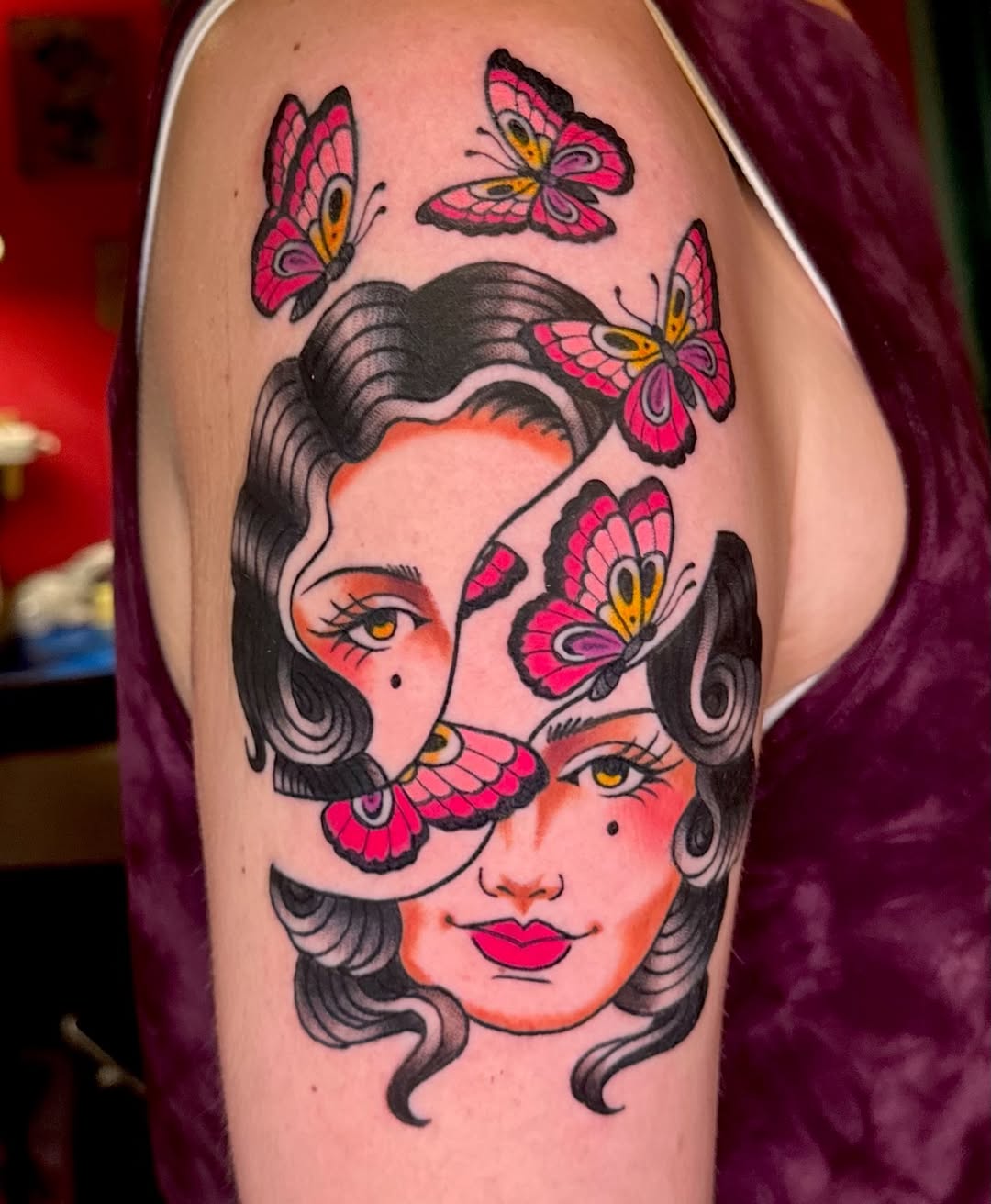 Tattoo by @malerietattoos โ american_traditional, illustrative