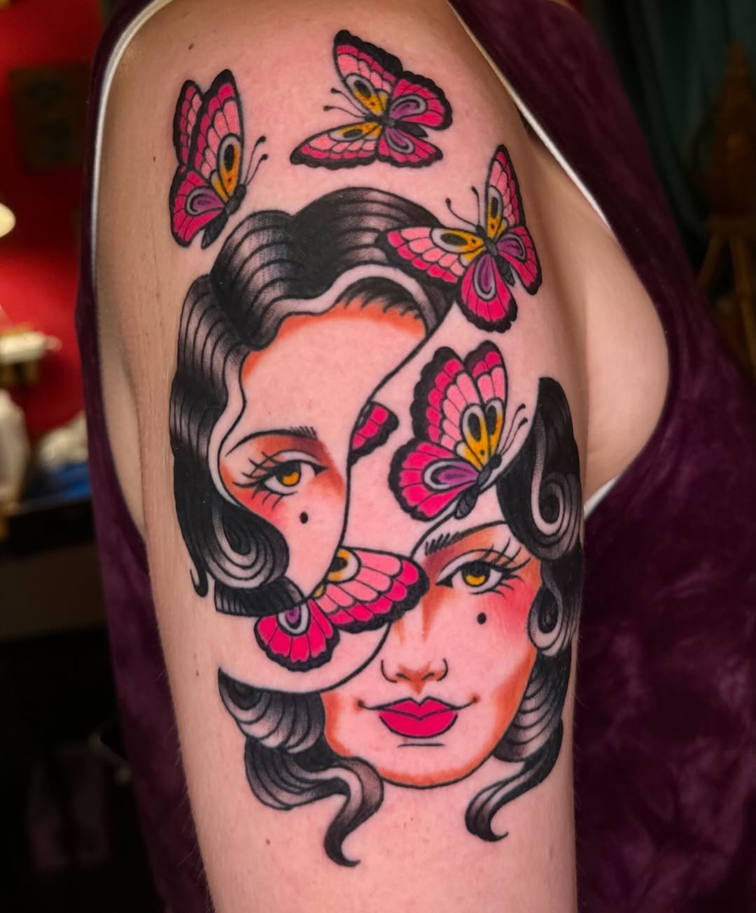 Tattoo by @malerietattoos โ american_traditional, illustrative
