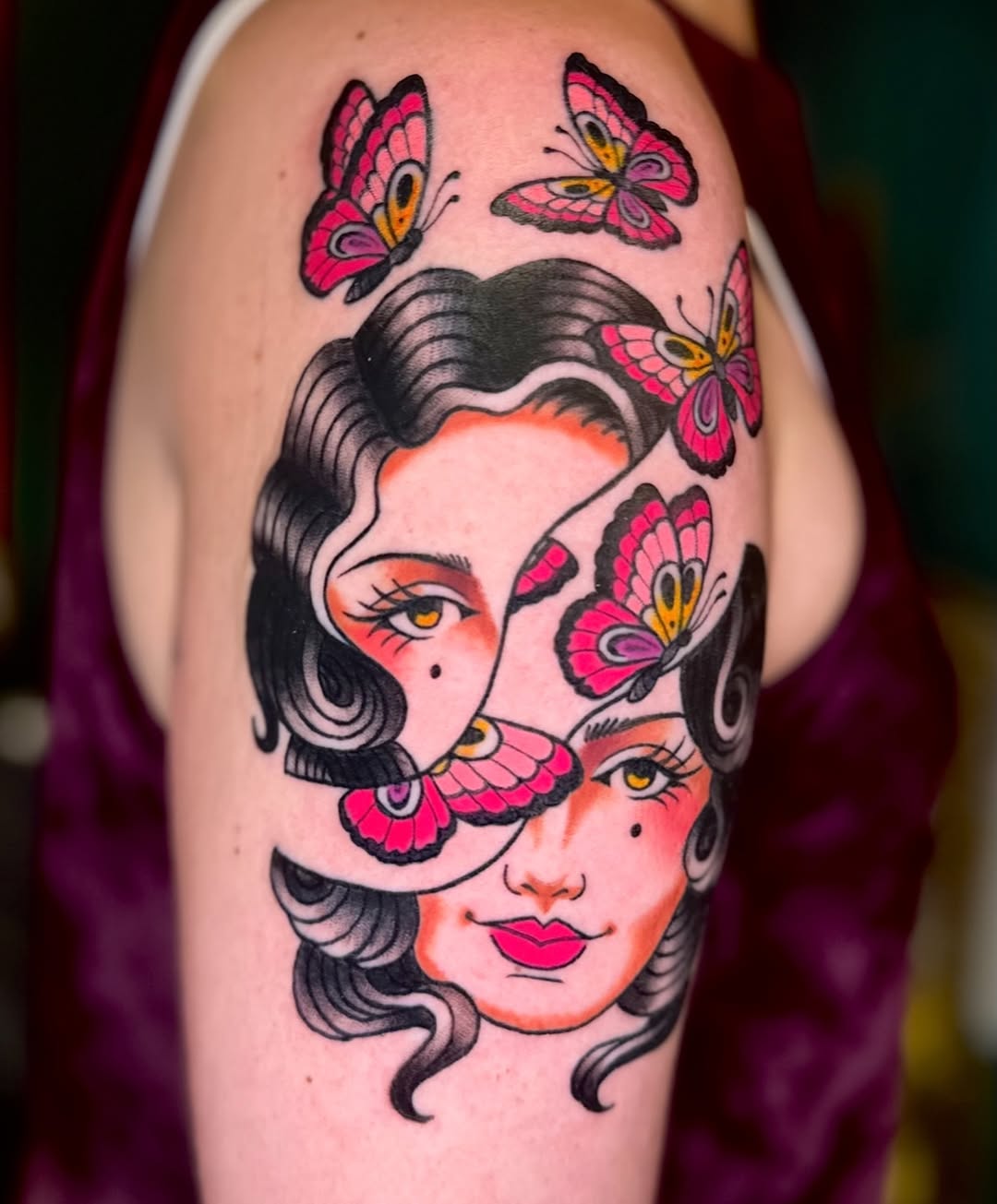 Tattoo by @malerietattoos โ american_traditional, illustrative