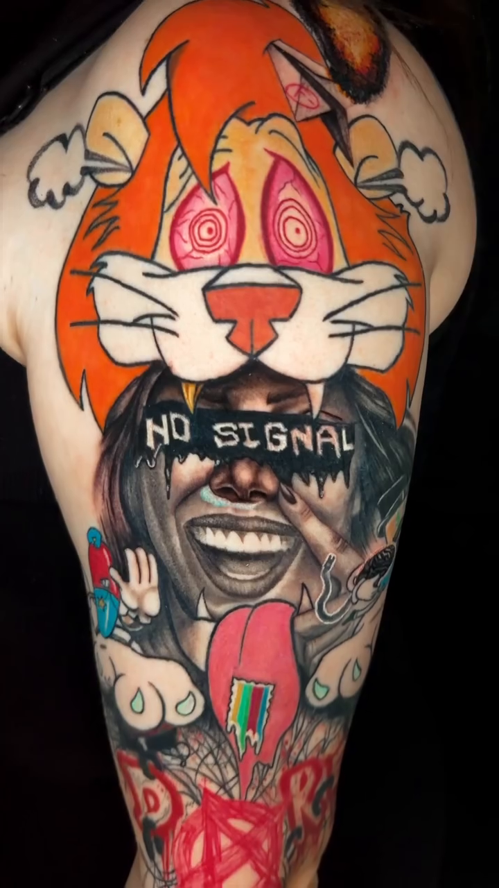 Tattoo by @yo_adriantattoos — illustrative, new_school