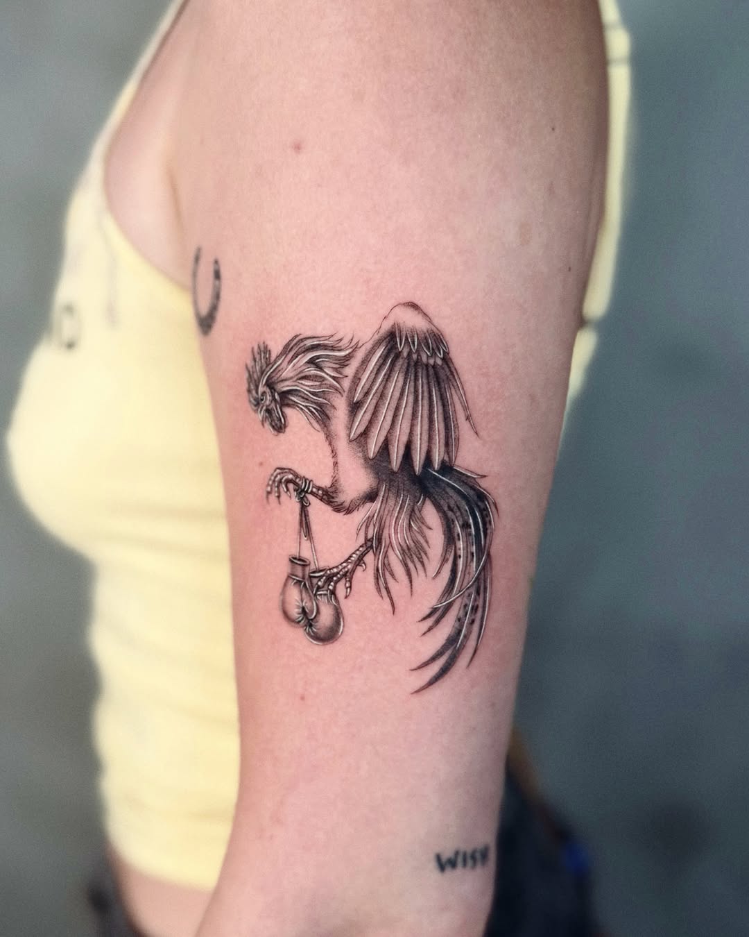 Tattoo by @mathisxavier.tattoo — realism, black_and_grey