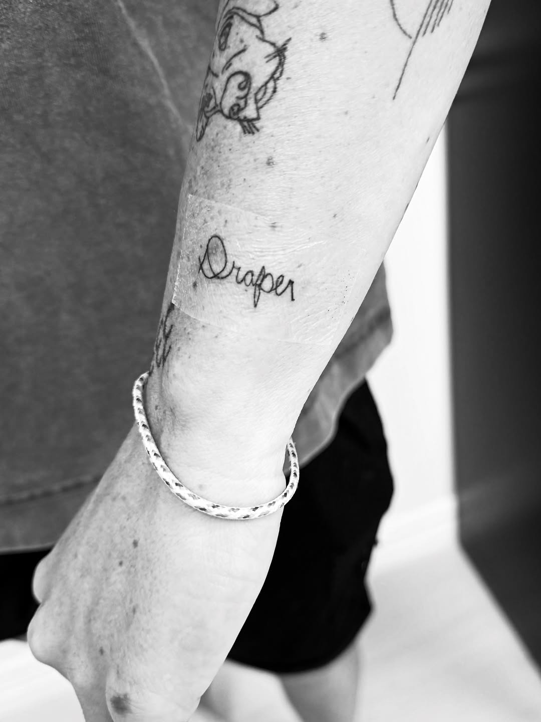 Tattoo by @inkttattoos — lettering_script, fine_line
