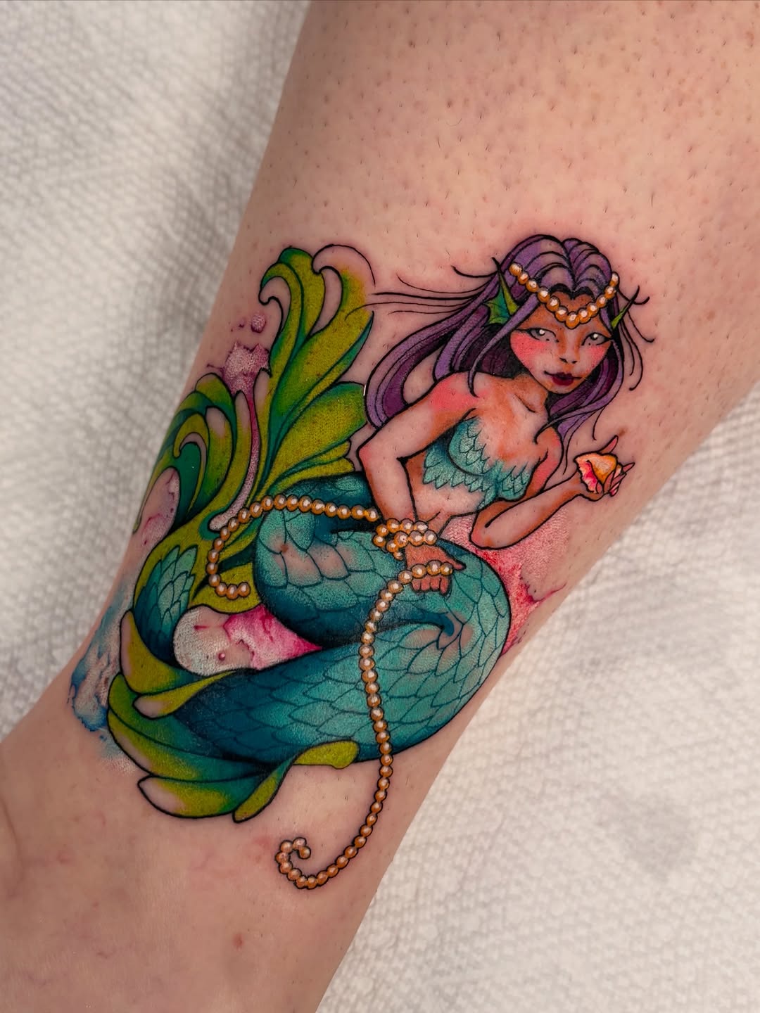 Tattoo by @izadeeg — new_school, watercolor