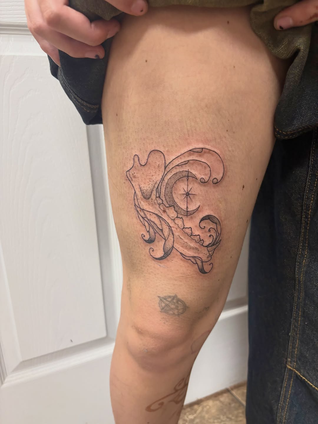 Tattoo by @jennas_drawings — fine_line, ornamental
