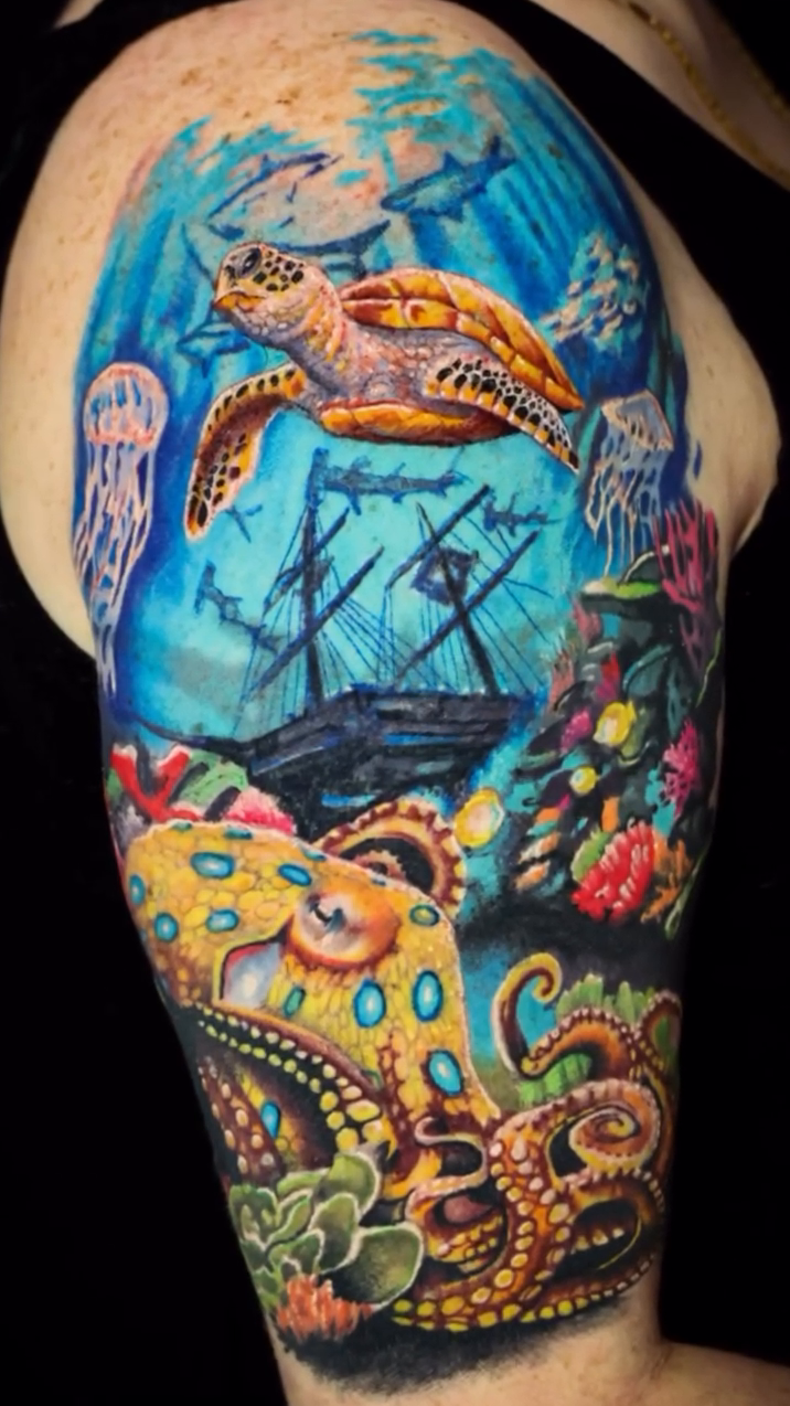 Tattoo by @matttrimbletattoo — realism