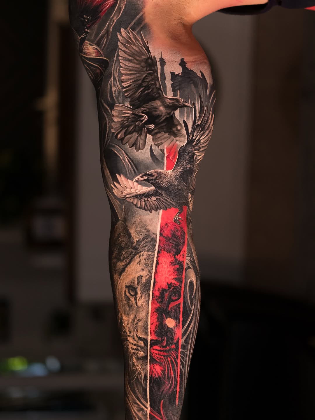 Tattoo by @chrispowelltattoos — realism, dark_realism