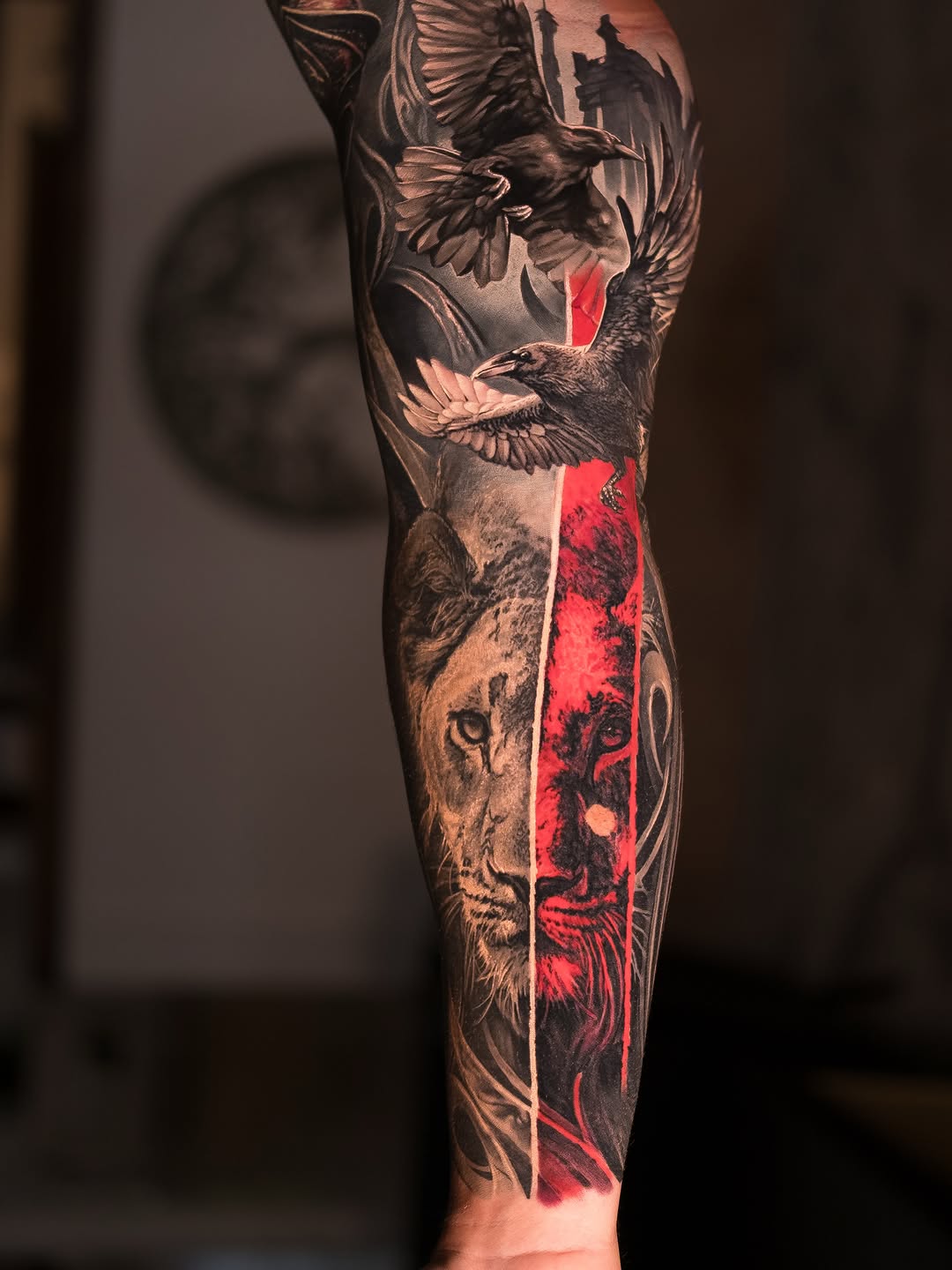Tattoo by @chrispowelltattoos — realism, dark_realism