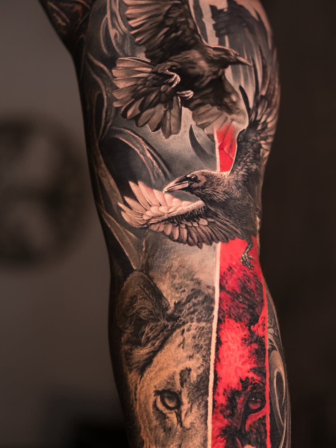 Tattoo by @chrispowelltattoos — realism, dark_realism