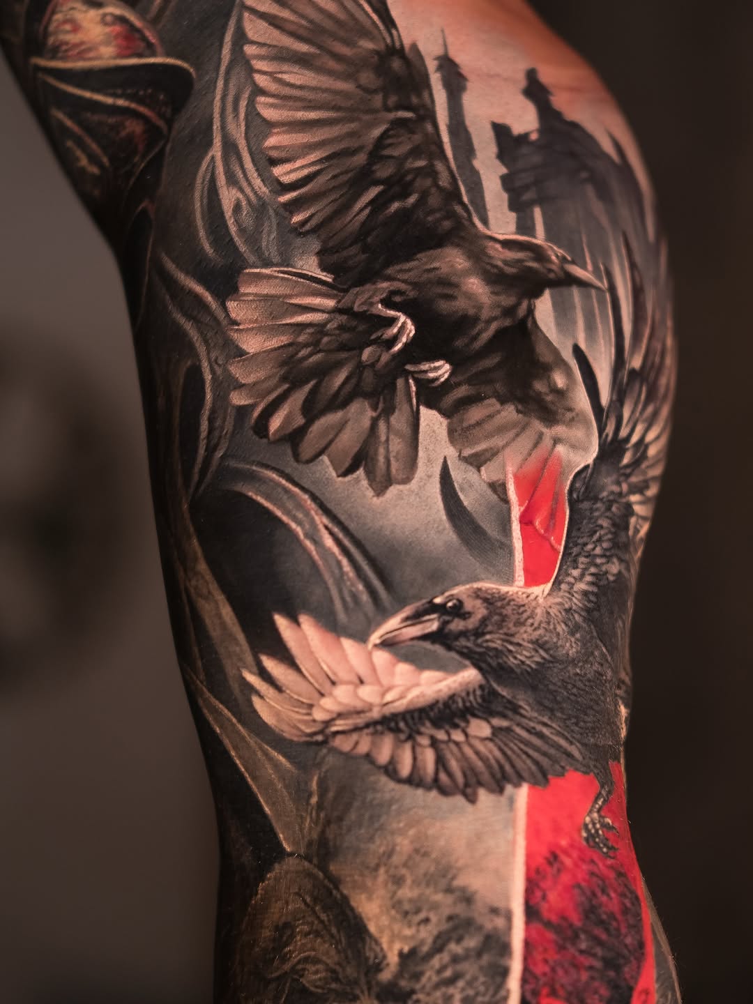 Tattoo by @chrispowelltattoos — realism, dark_realism