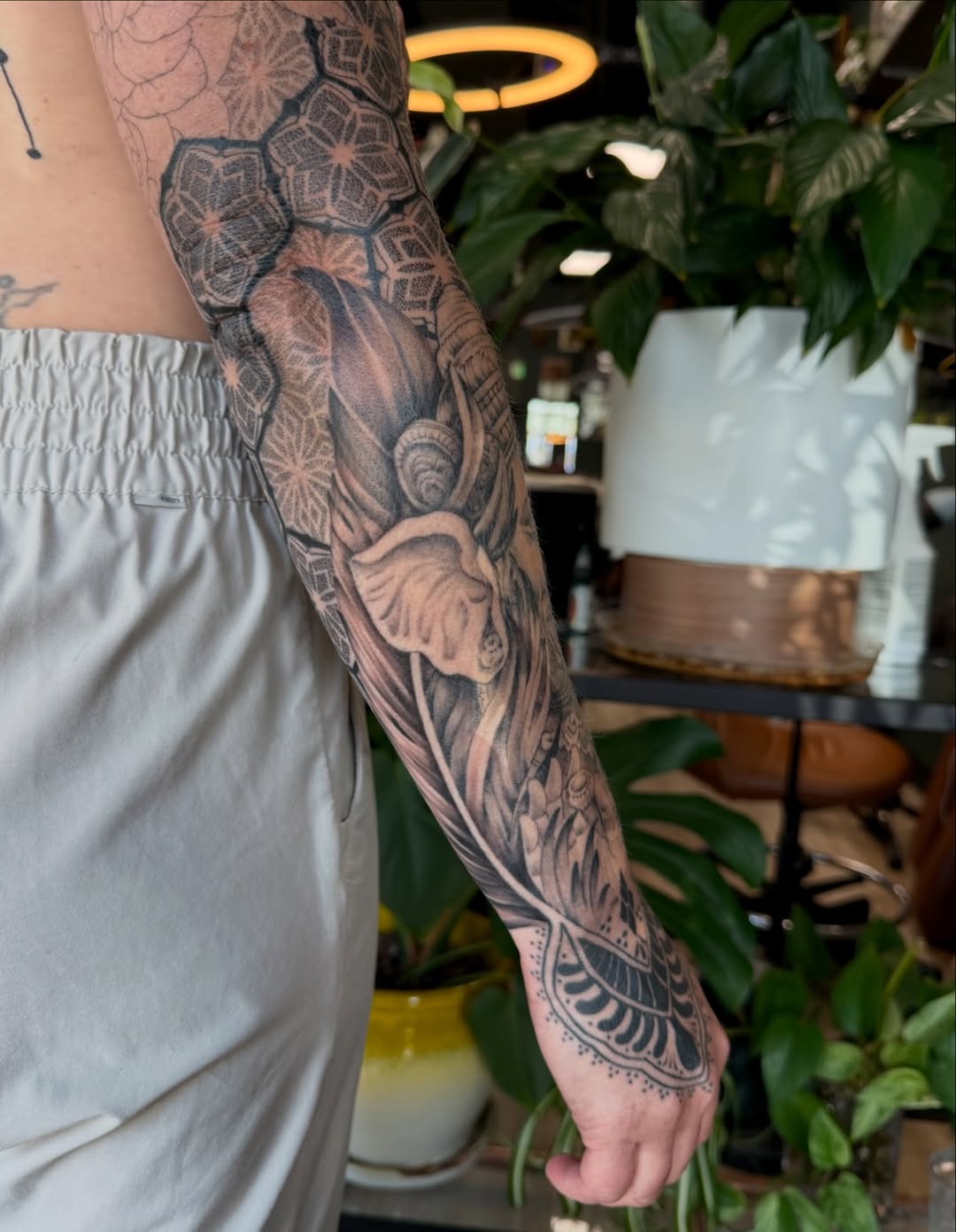 Tattoo by @sarah_margaret_tattoo — black_and_grey, illustrative