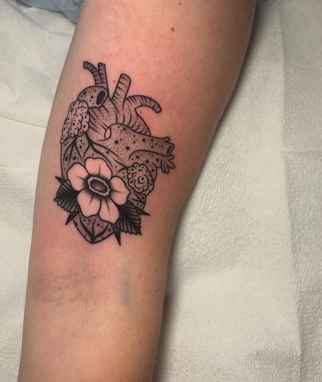 Tattoo by @chrisprincejr — illustrative, black_and_grey