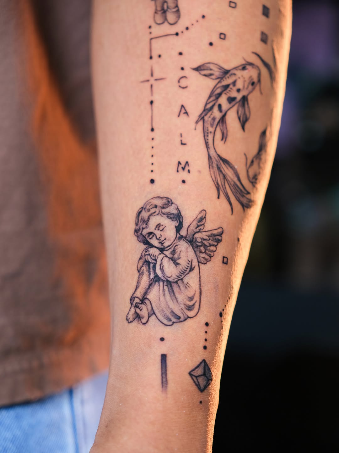 Tattoo by @aleki_blue — illustrative, black_and_grey