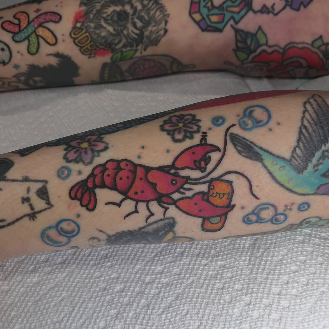 Tattoo by @maddwell.tattoos — illustrative, new_school
