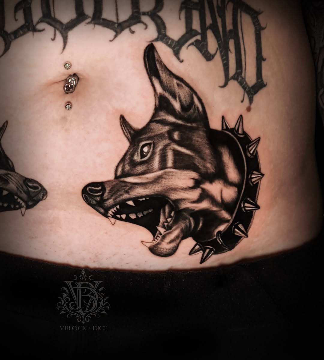 Tattoo by @vblock.dice β black_and_grey, realism