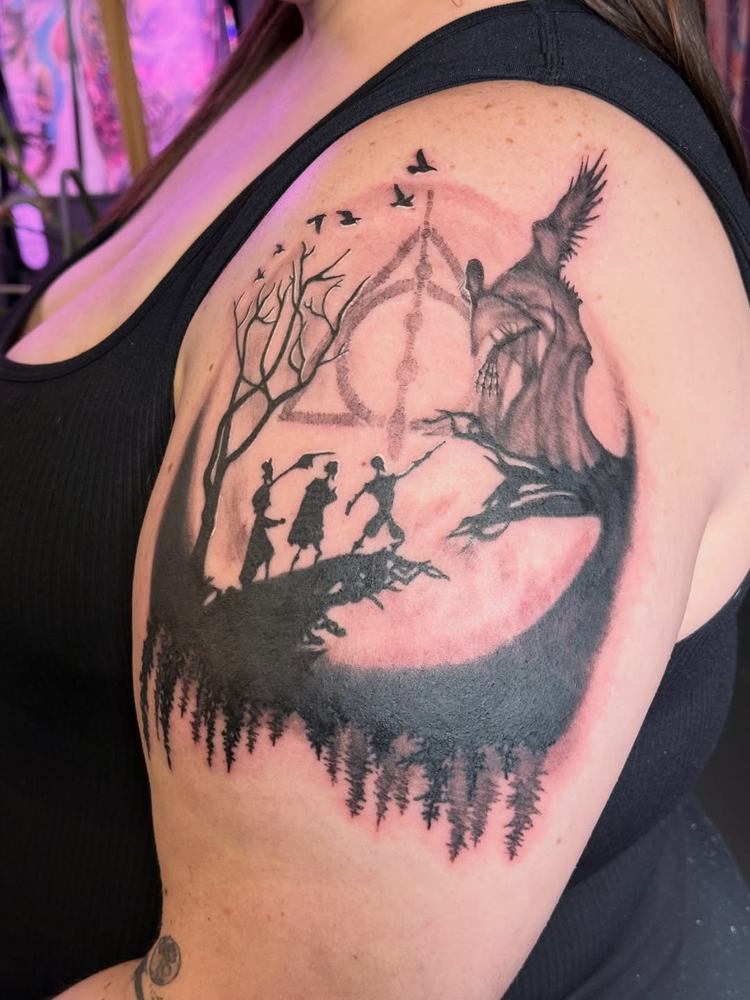 Tattoo by @ink.by.angel89 — black_and_grey, illustrative