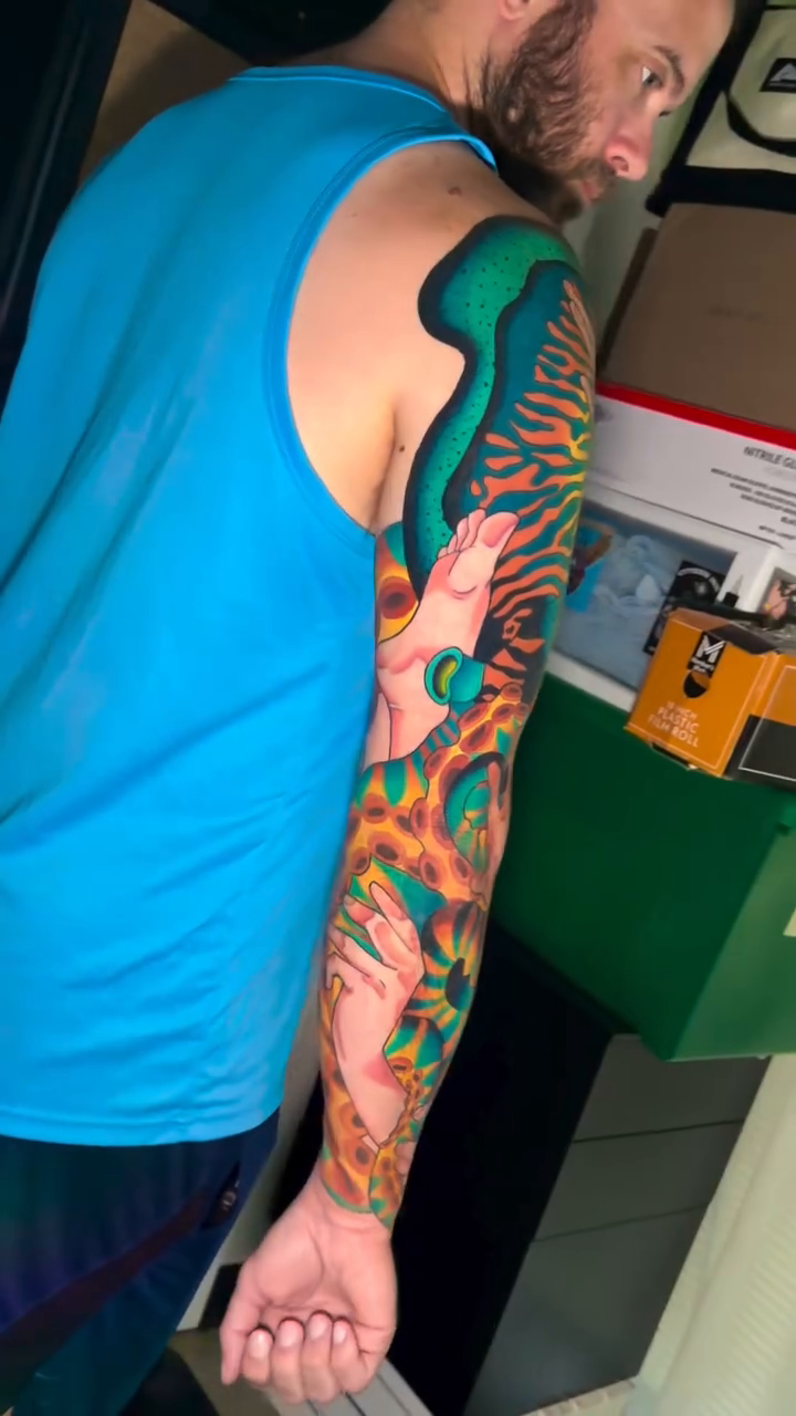 Tattoo by @stevehookertattoo — japanese_irezumi, illustrative
