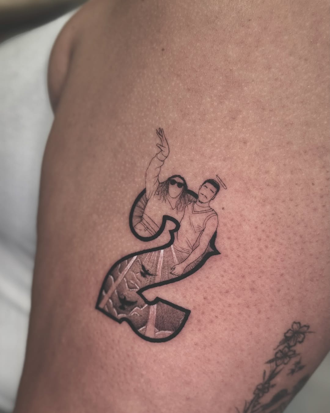 Tattoo by @fabezumi โ black_and_grey