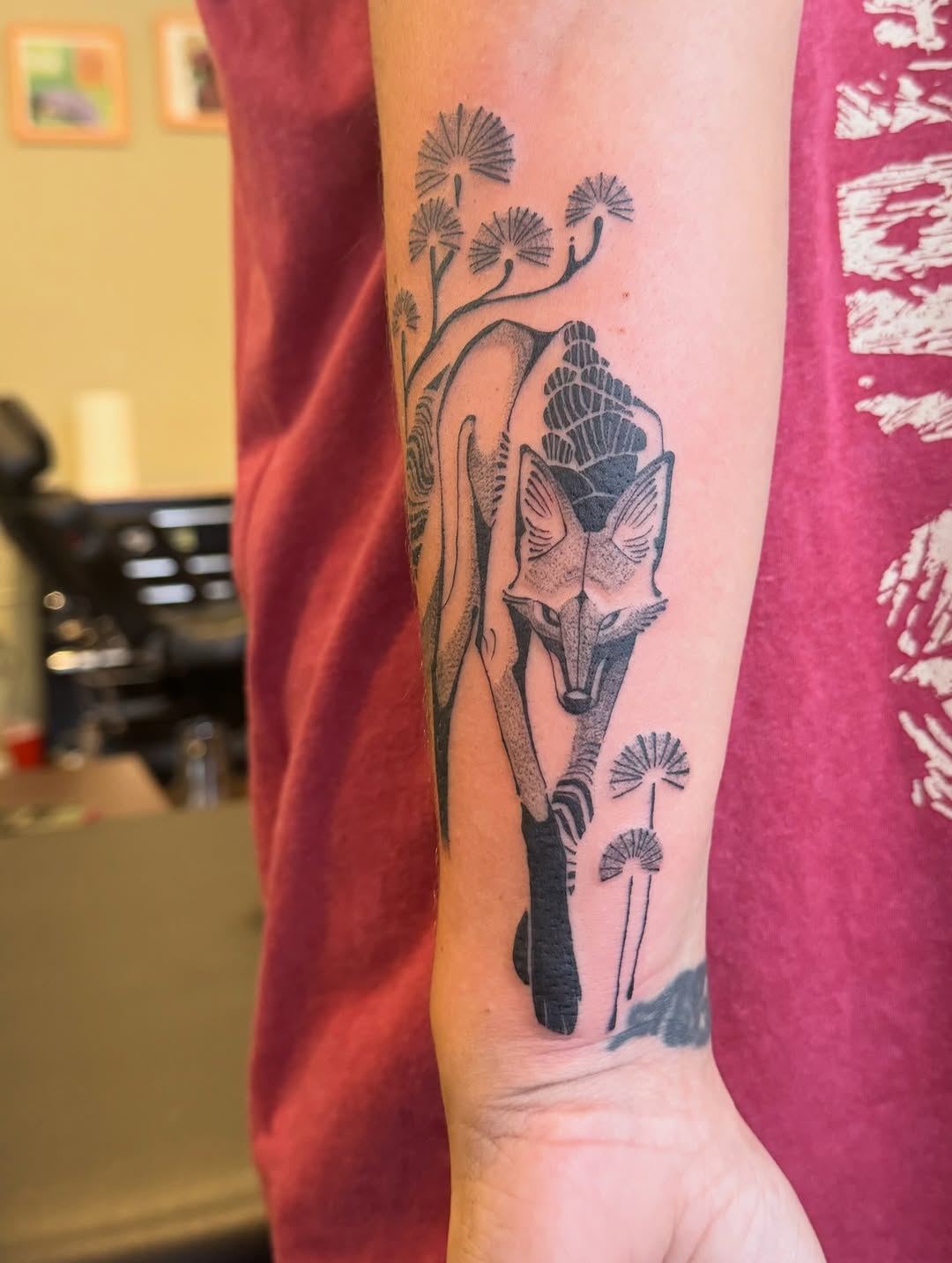 Tattoo by @artem.tattoos — black_and_grey, illustrative