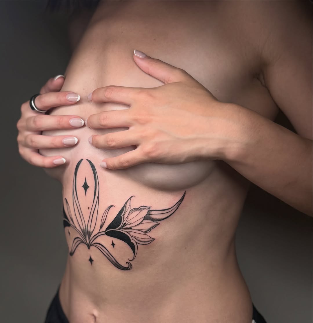 Tattoo by @inkbysana — black_and_grey, ornamental