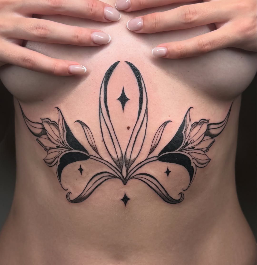 Tattoo by @inkbysana — fine_line, black_and_grey