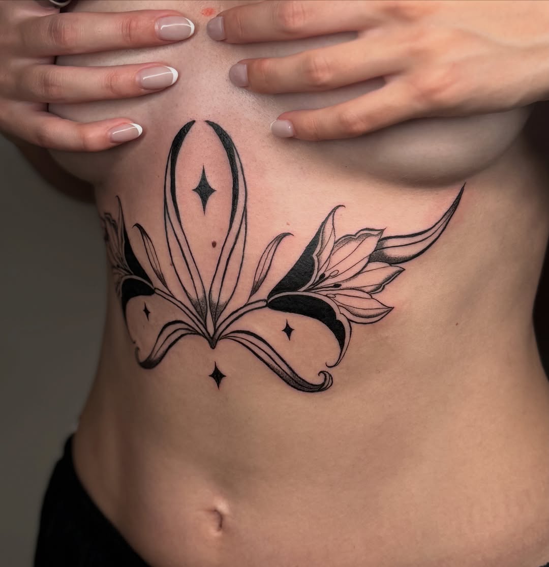 Tattoo by @inkbysana — fine_line, black_and_grey